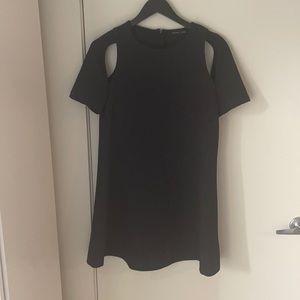 Navy cut out Zara dress